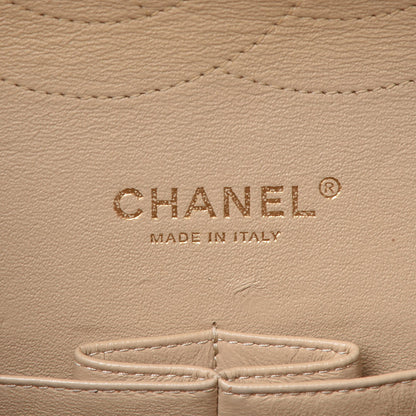 Chanel Caviar Quilted Jumbo Double Flap Beige Clair 6 of 10
