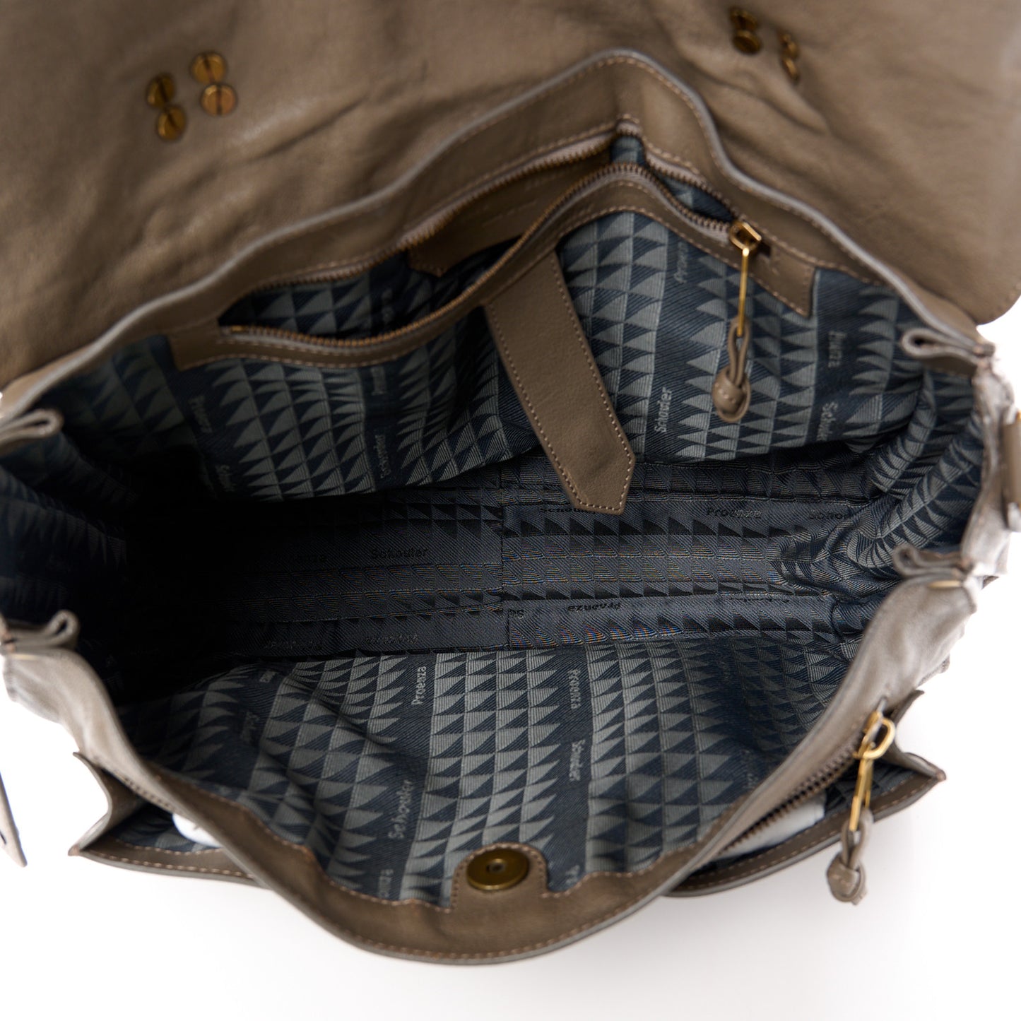 PROENZA SCHOULER Lambskin Medium PS1 Satchel Smoke