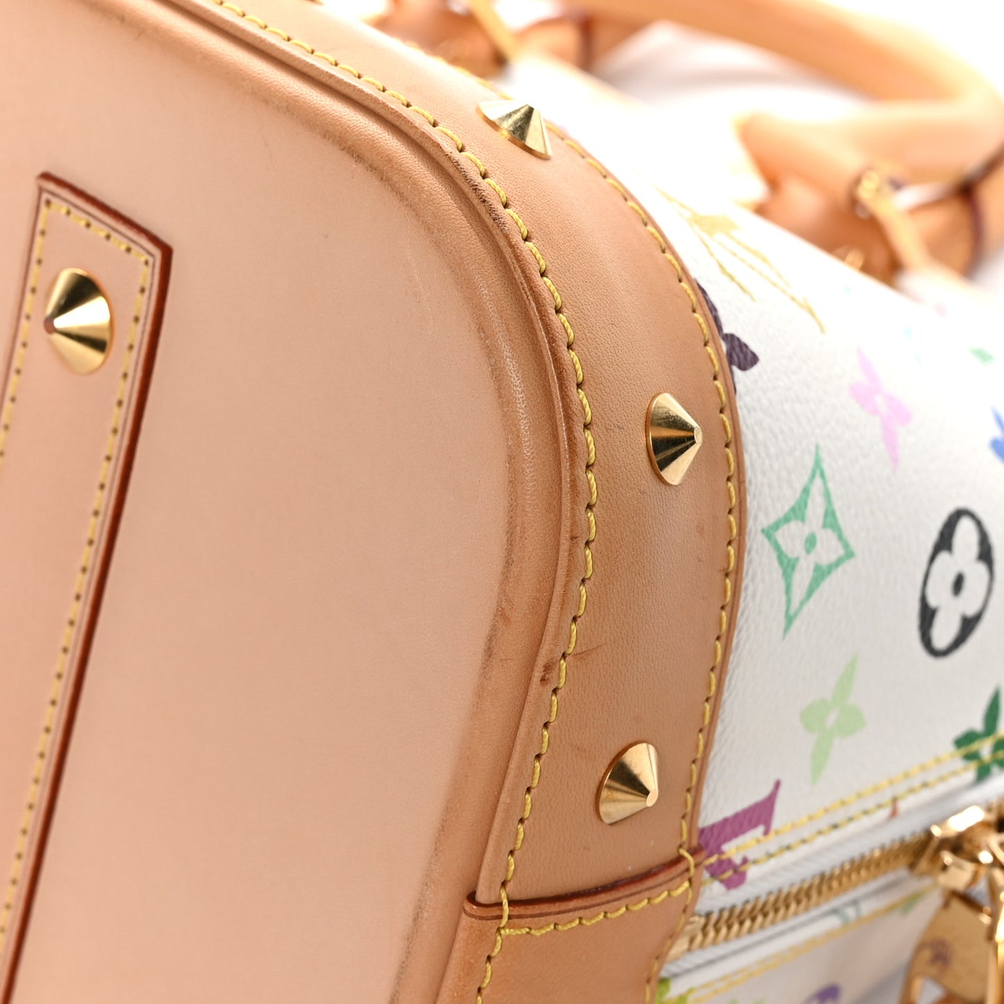 Monogram Multicolor Alma GM White