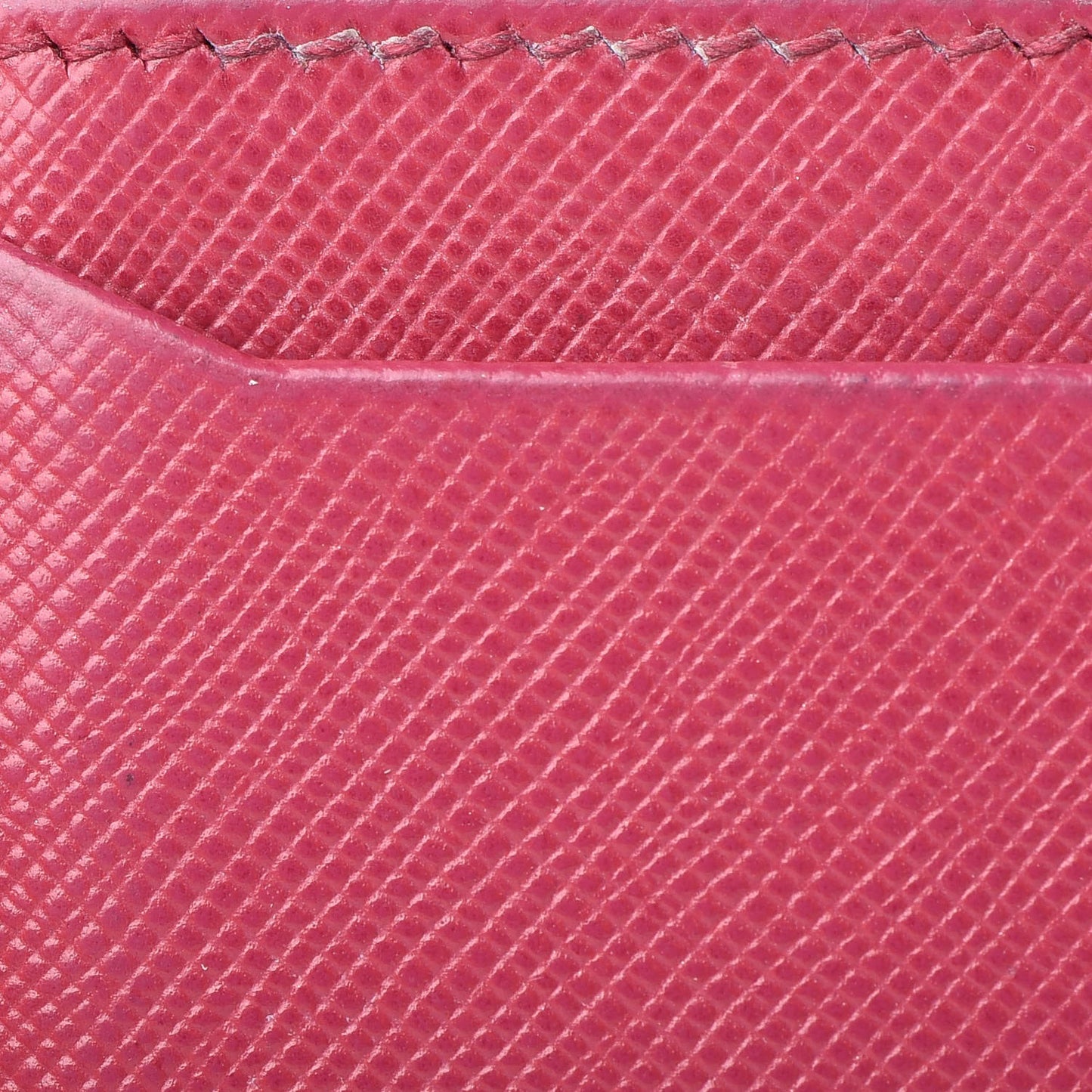 Saffiano Metal Card Case Peonia
