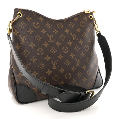 Louis Vuitton Monogram Odeon MM Black 3 of 12