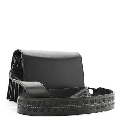 Off-White Calfskin Binder Clip Bag So Black 3 of 10