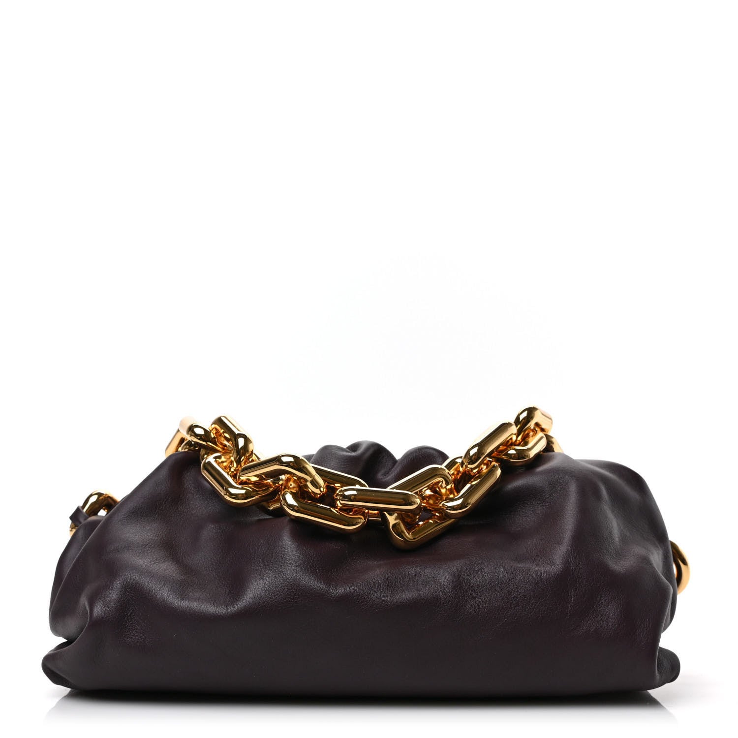Bottega Veneta Calfskin The Pouch Chain Grape 1 of 8