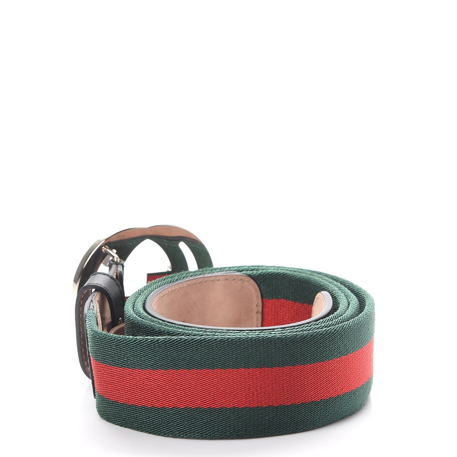 Gucci Canvas Web Interlocking G Belt 110 44 Black 3 of 7