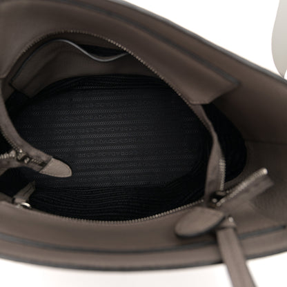 Prada Vitello Phenix Logo Hobo Ardesia 5 of 11
