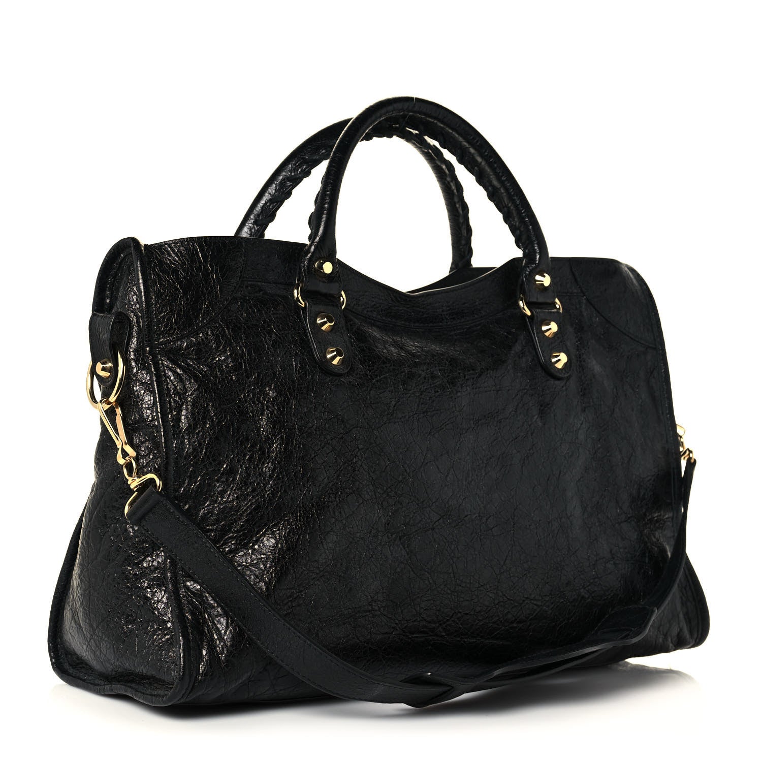 Balenciaga Agneau Classic Gold Hardware City Black 3 of 12