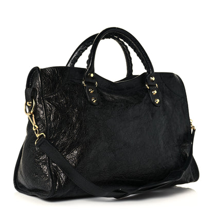 Balenciaga Agneau Classic Gold Hardware City Black 3 of 12