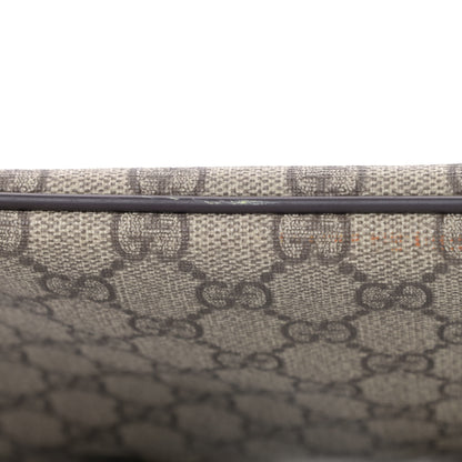 Gucci GG Supreme Monogram Small Flat Messenger Bag Dark Brown 5 of 6