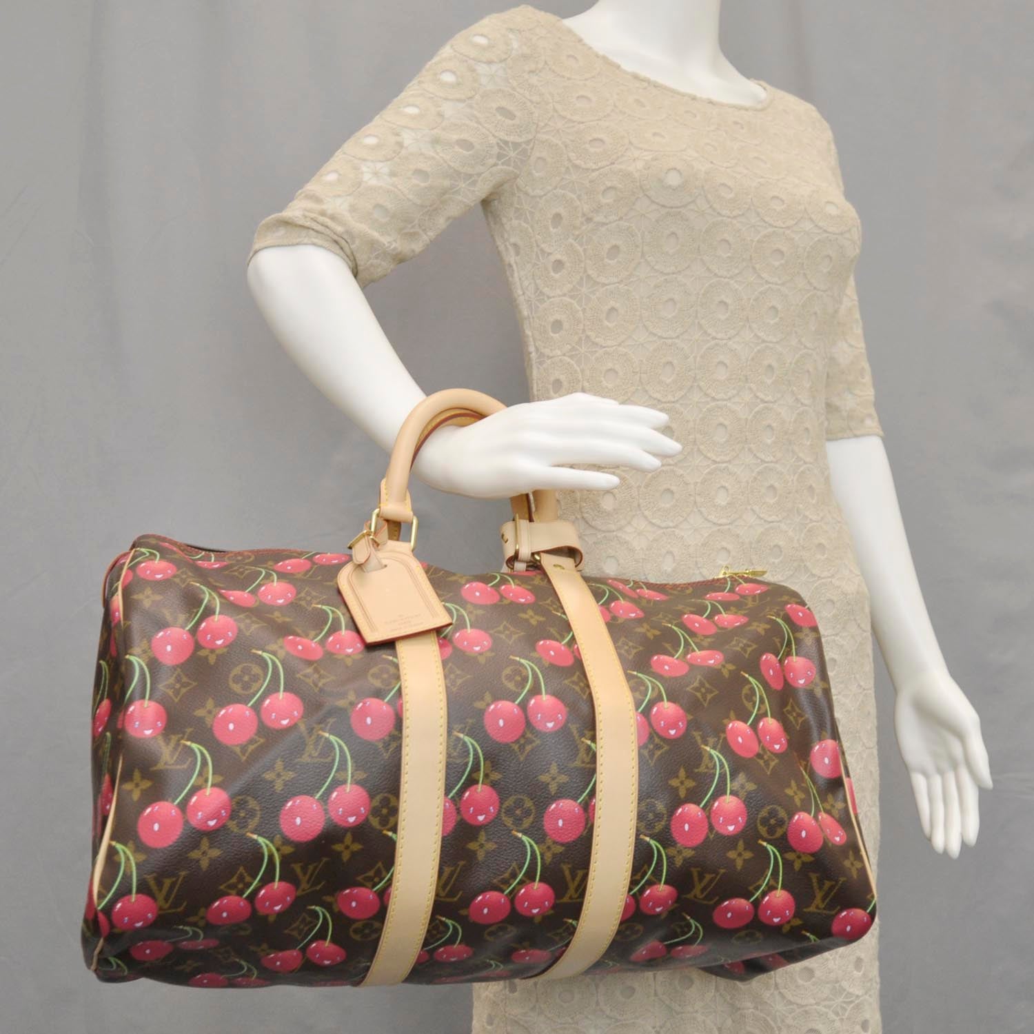 Louis Vuitton Monogram Cerises Keepall 45 2 of 11