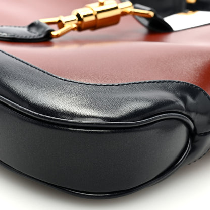 Gucci Boarded Dyana Lux Calfskin Bi-Color Small Jackie 1961 Hobo Mineral Red Blue 8 of 8