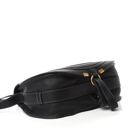 Chloe Calfskin Medium Marcie Round Crossbody Bag Black 4 of 10