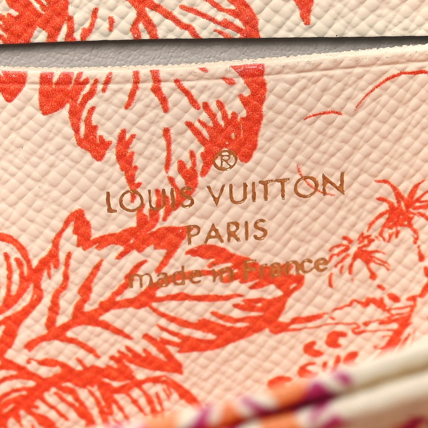 Louis Vuitton Monogram LV By The Pool Zippy Coin Purse Coral 6 of 6