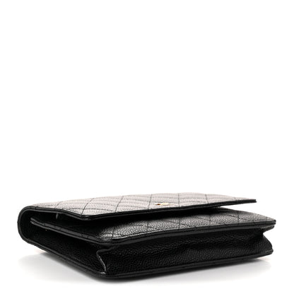 Chanel Caviar Quilted Wallet on Chain WOC Black 4 of 12