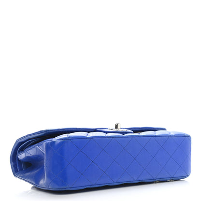 Chanel Lambskin Quilted Medium Double Flap Blue 3 of 15