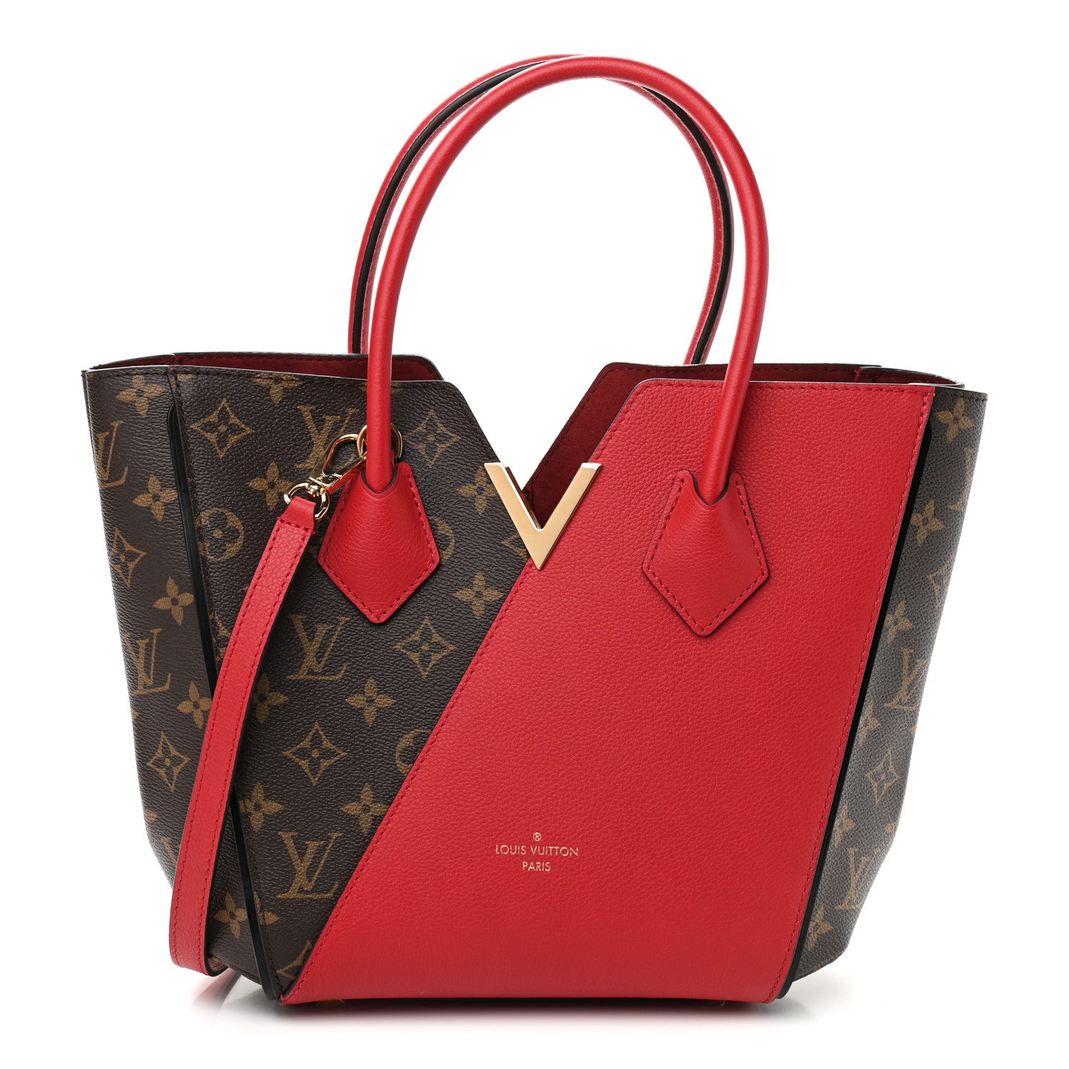 Louis Vuitton Calfskin Monogram Kimono Tote PM Cherry 1 of 8