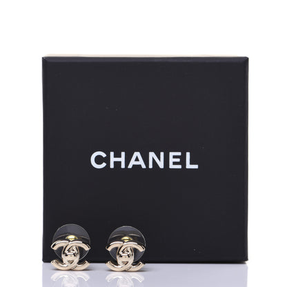 Chanel Metal CC Turnlock Earrings Gold 6 of 6