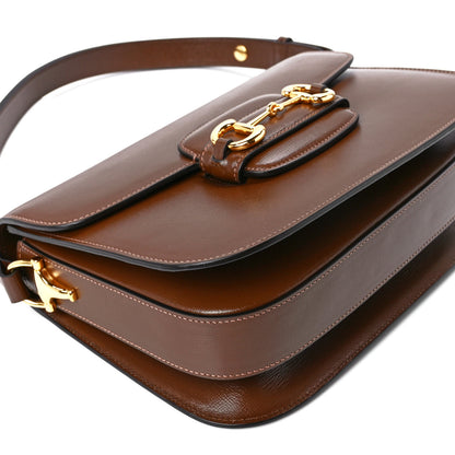 Gucci Azalea Calfskin Horsebit 1955 Shoulder Bag Brown Sugar 11 of 12