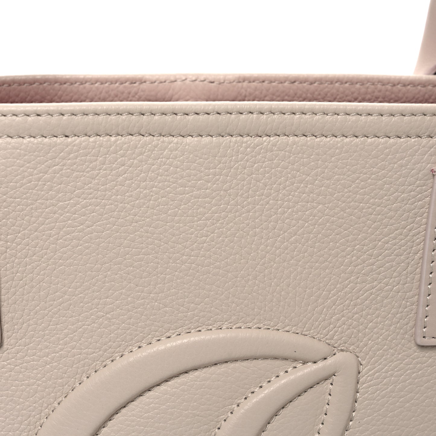 Calfskin Empire Small By My Side Tote Leche