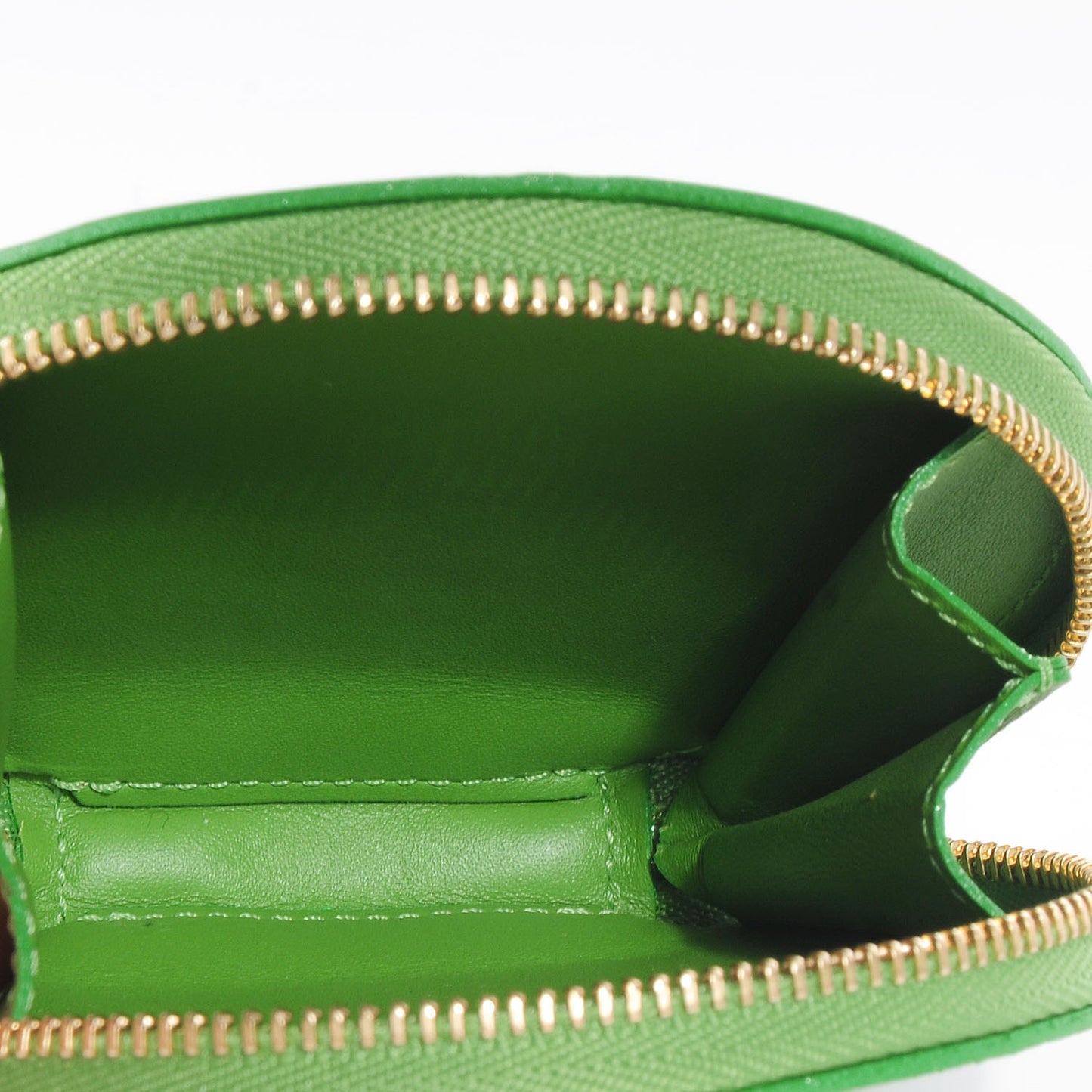 Vernis Roses Chapeau Coin Purse Vert Tonic
