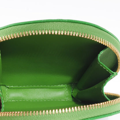Louis Vuitton Vernis Roses Chapeau Coin Purse Vert Tonic 7 of 8