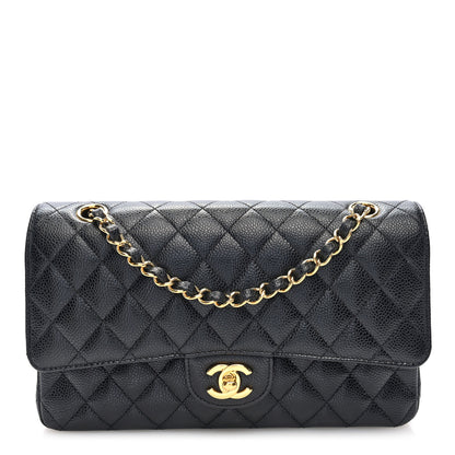 Chanel Caviar Quilted Medium Double Flap Black 1 of 11