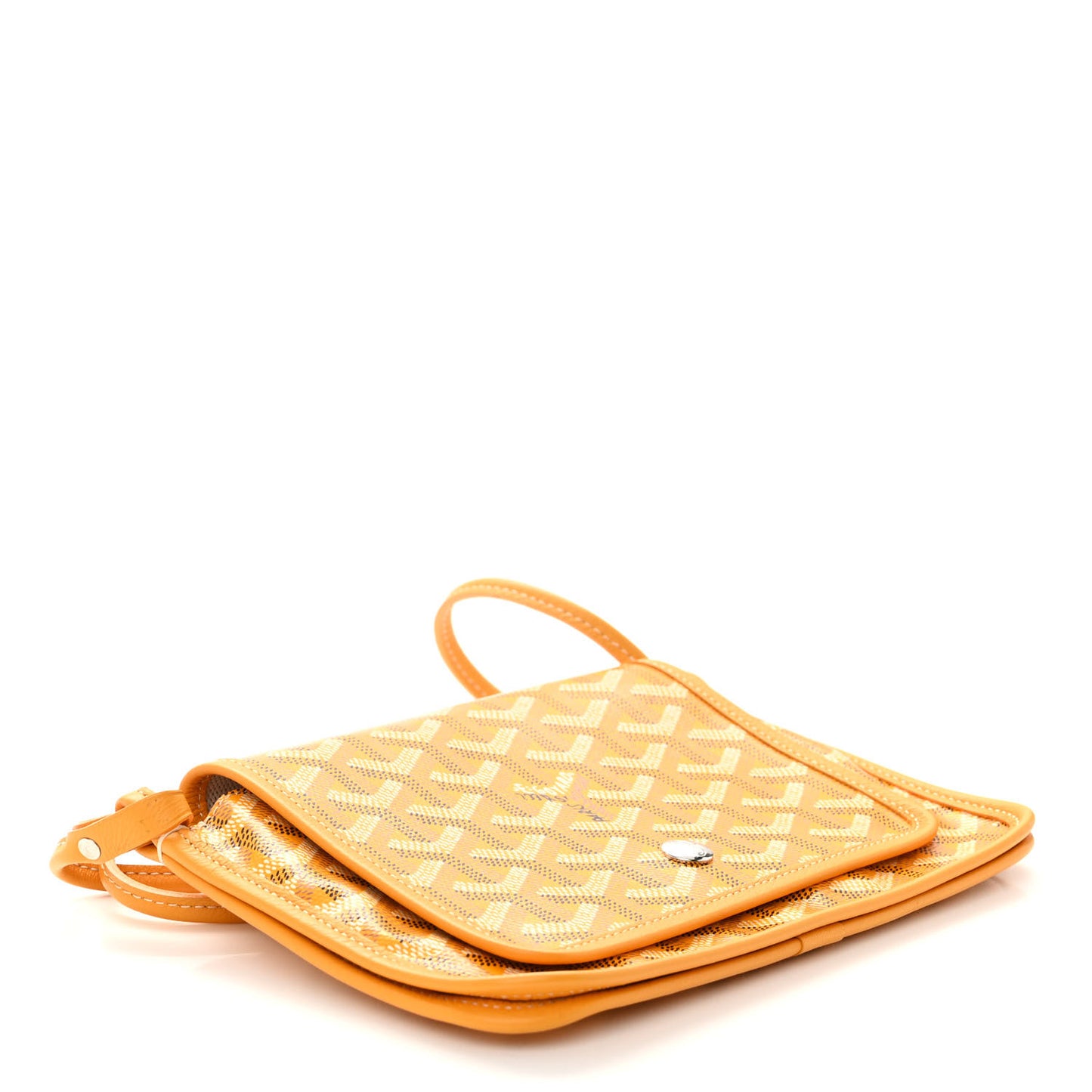 Goyardine Plumet Wallet Clutch Yellow