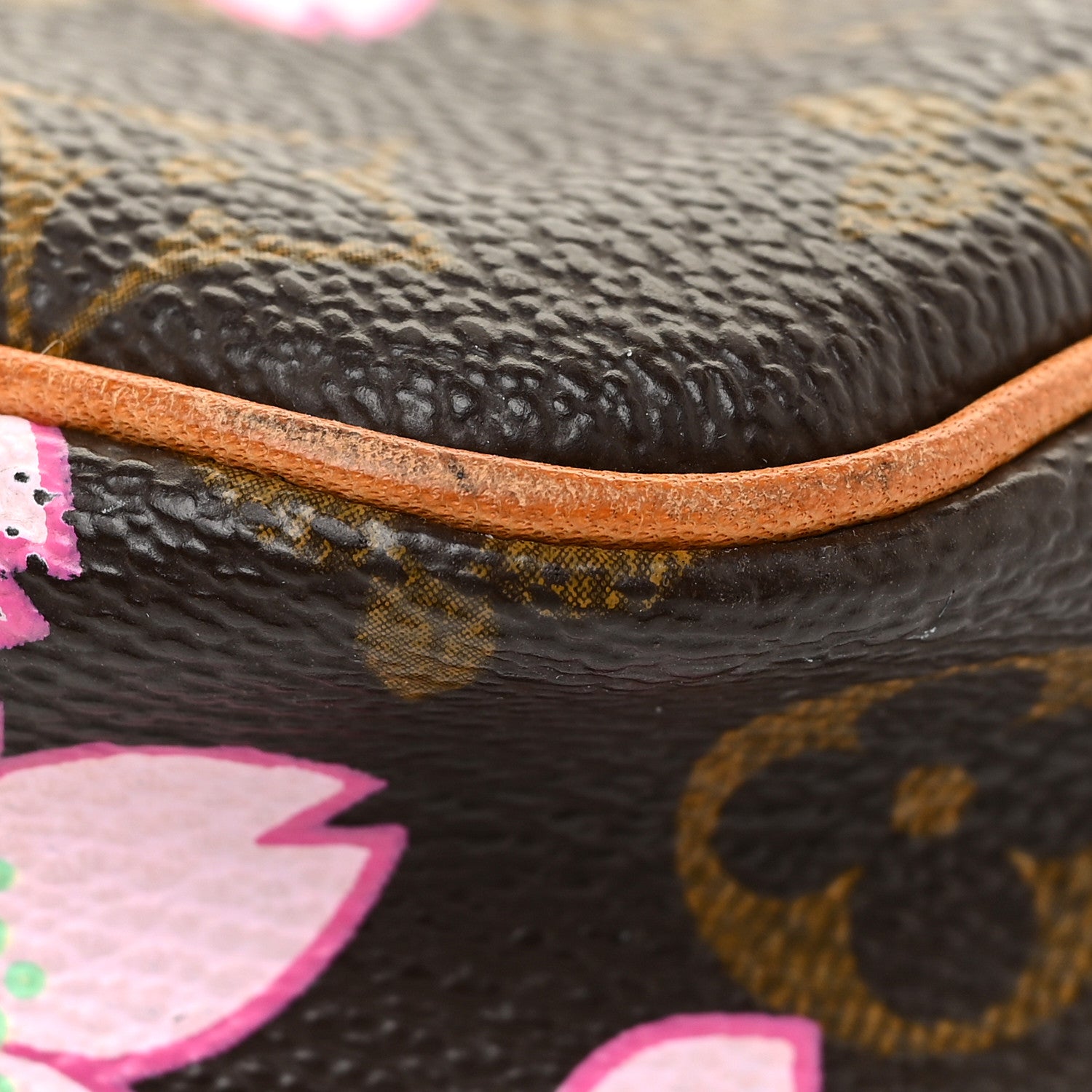 Louis Vuitton Monogram Cherry Blossom Pochette Accessories Brown 13 of 25
