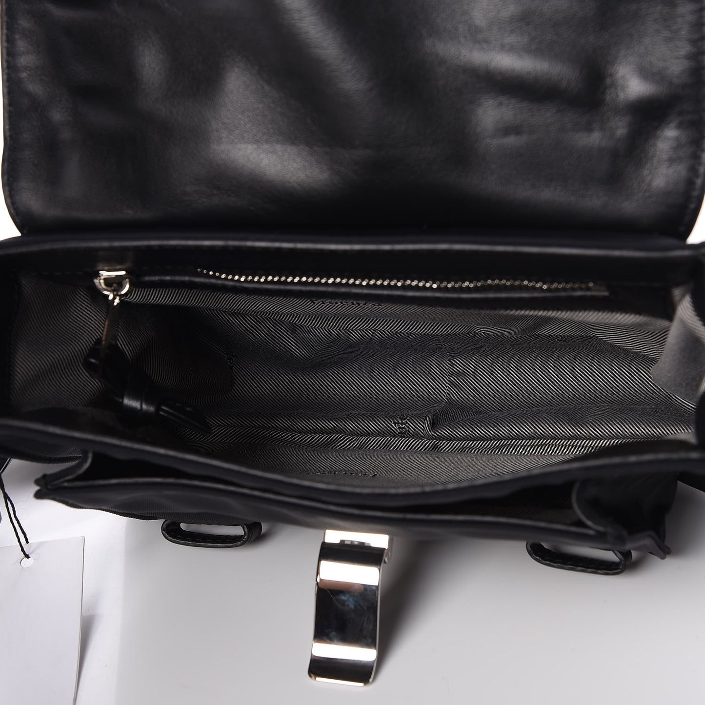 Nylon Calfskin PS1 Pouch Messenger Black