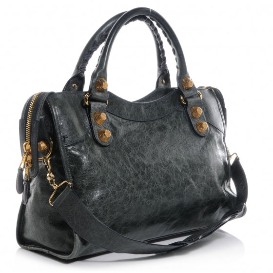Balenciaga Agneau Giant 21 Gold Hardware City Anthracite 3 of 9