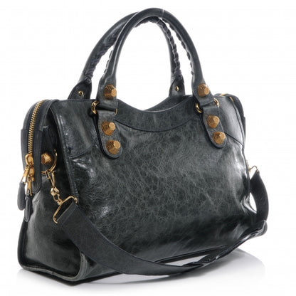 Balenciaga Agneau Giant 21 Gold Hardware City Anthracite 3 of 9