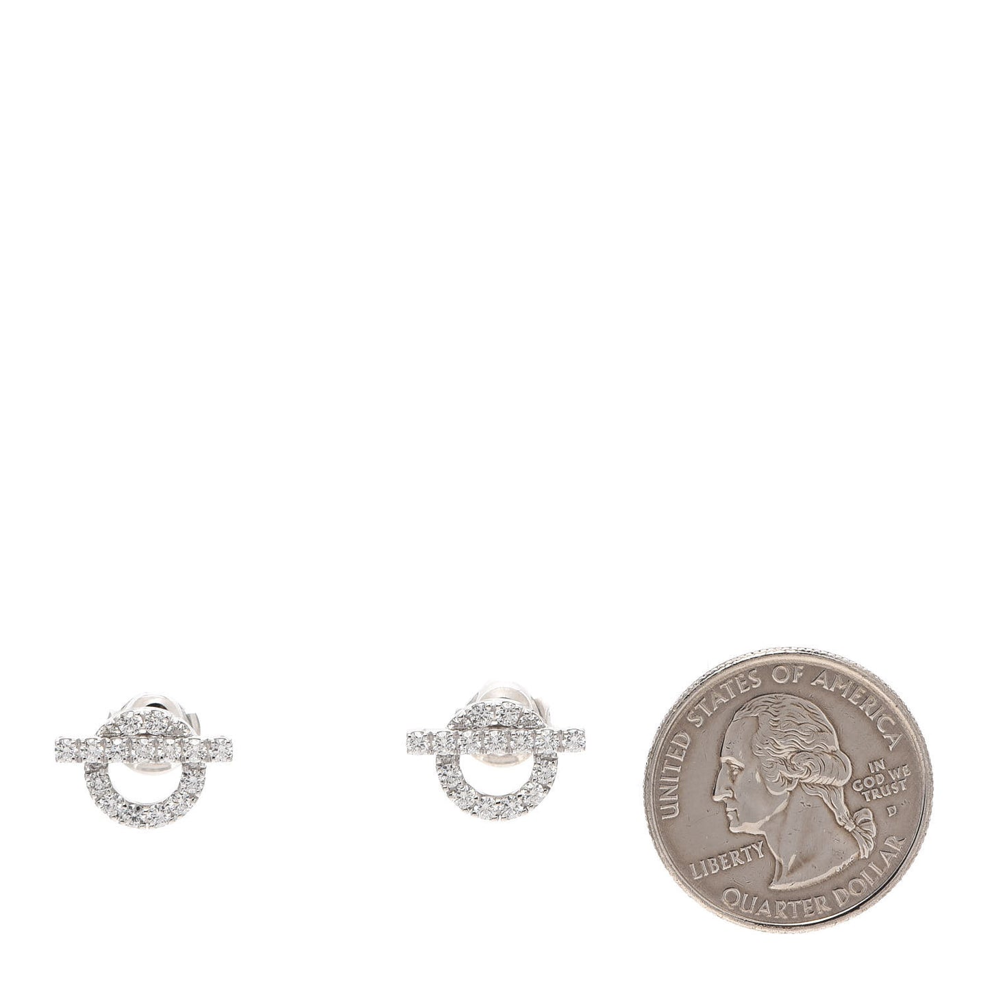 18K White Gold Diamond Finesse Earrings