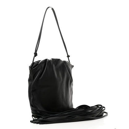 Bottega Veneta Nappa The Fringe Pouch Shoulder Bag Black 3 of 12