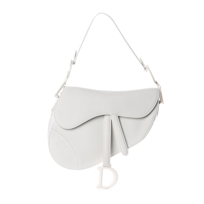 Christian Dior Ultra Matte Calfskin Saddle Bag Off White 1 of 13