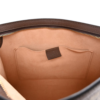 Gucci GG Supreme Monogram Web Ophidia Pouch Brown 9 of 10