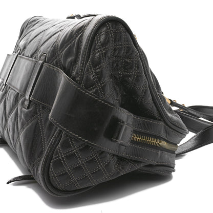 Marc Jacobs Lacquered Lambskin Quilted Satchel Black 9 of 11