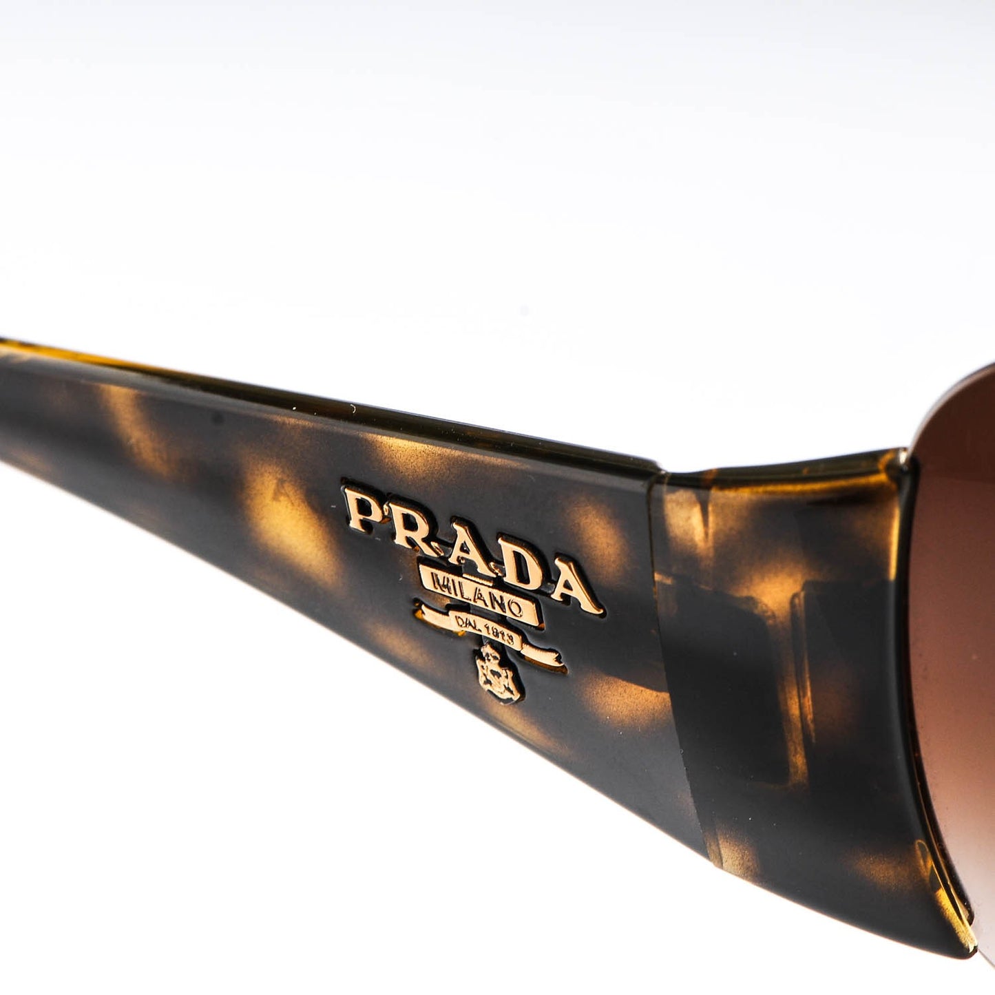 Rimless Shield Sunglasses SPR 22M Tortoise