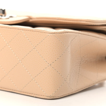 Chanel Caviar Quilted Small Double Flap Beige 9 of 11