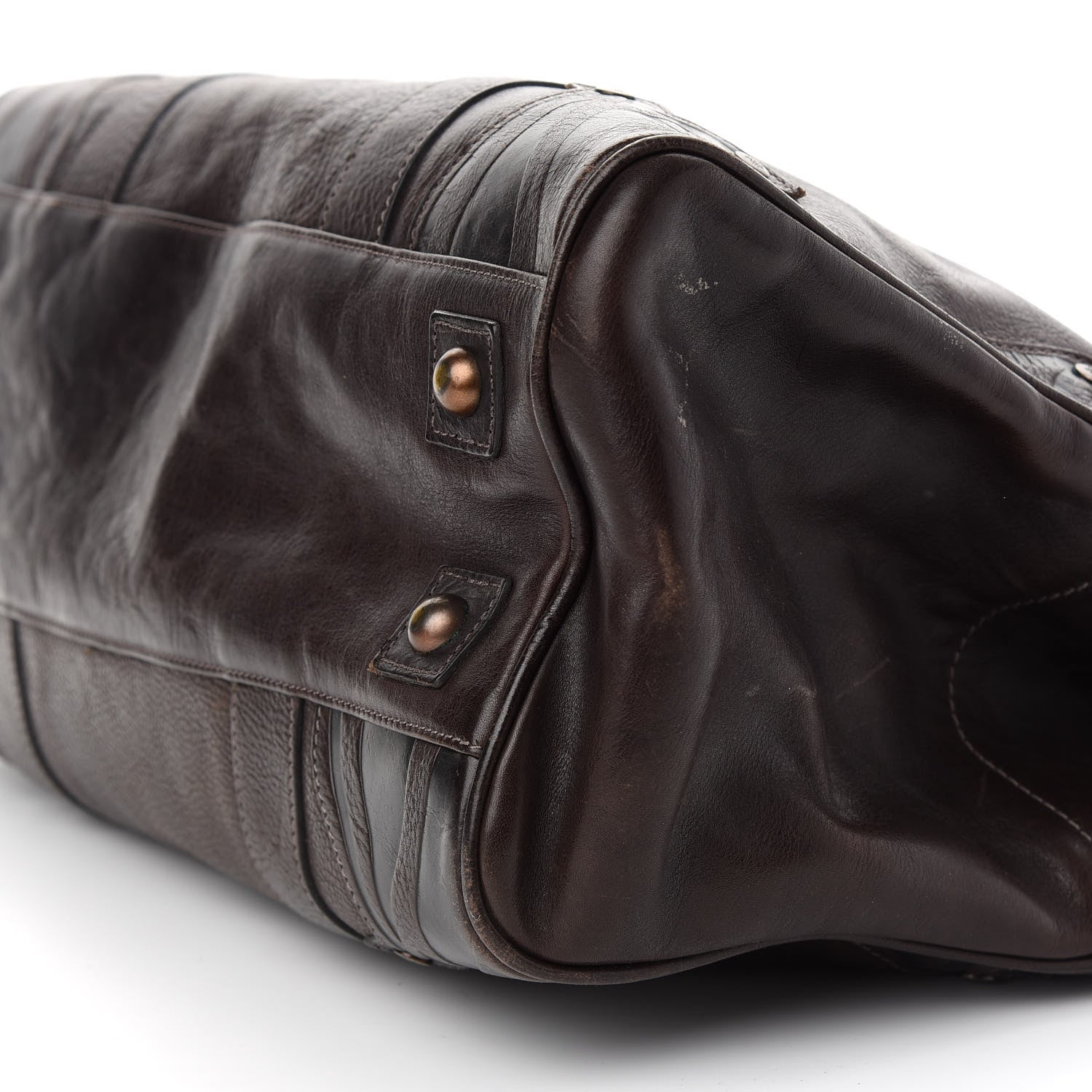 Mulberry Grained Calfskin Tooled Darwin Bayswater Chocolate 8 of 11
