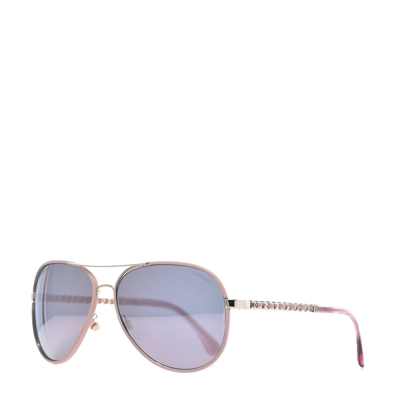 Chanel Pilot Winter Sunglasses 4219-Q Light Pink 1 of 8