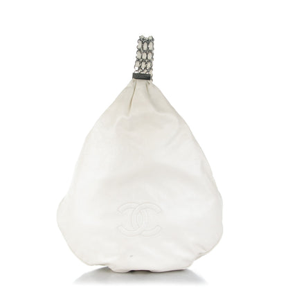 Chanel Lambskin Large Rock and Chain Hobo White 1 of 13