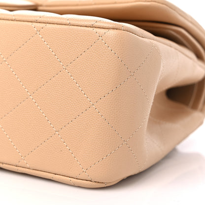 Chanel Caviar Quilted Jumbo Double Flap Beige Clair 9 of 9