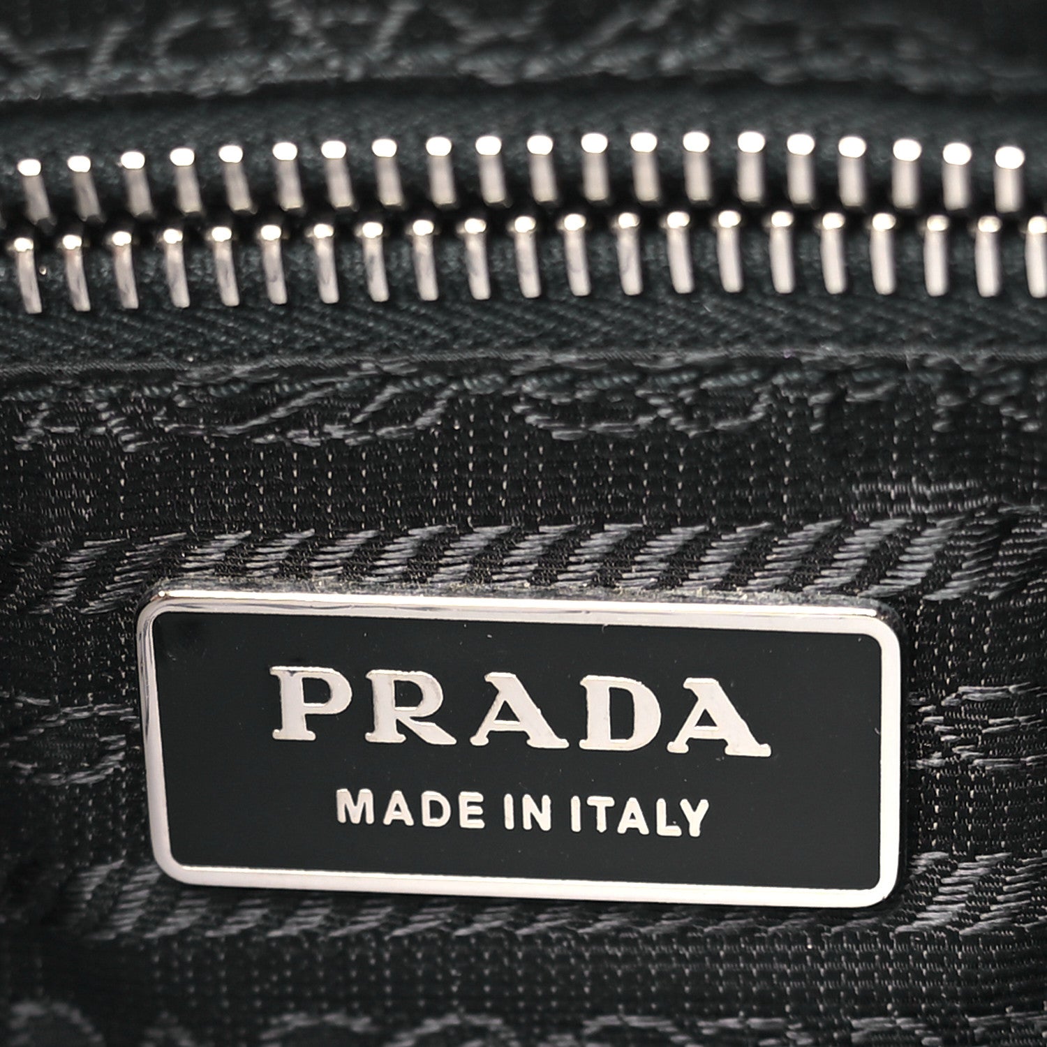 Prada Nylon Vela Pouch Black 6 of 8