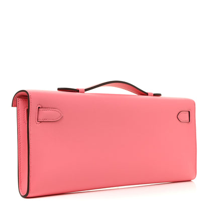 Hermes Swift Kelly Cut Clutch Pochette Rose D'Ete 3 of 14