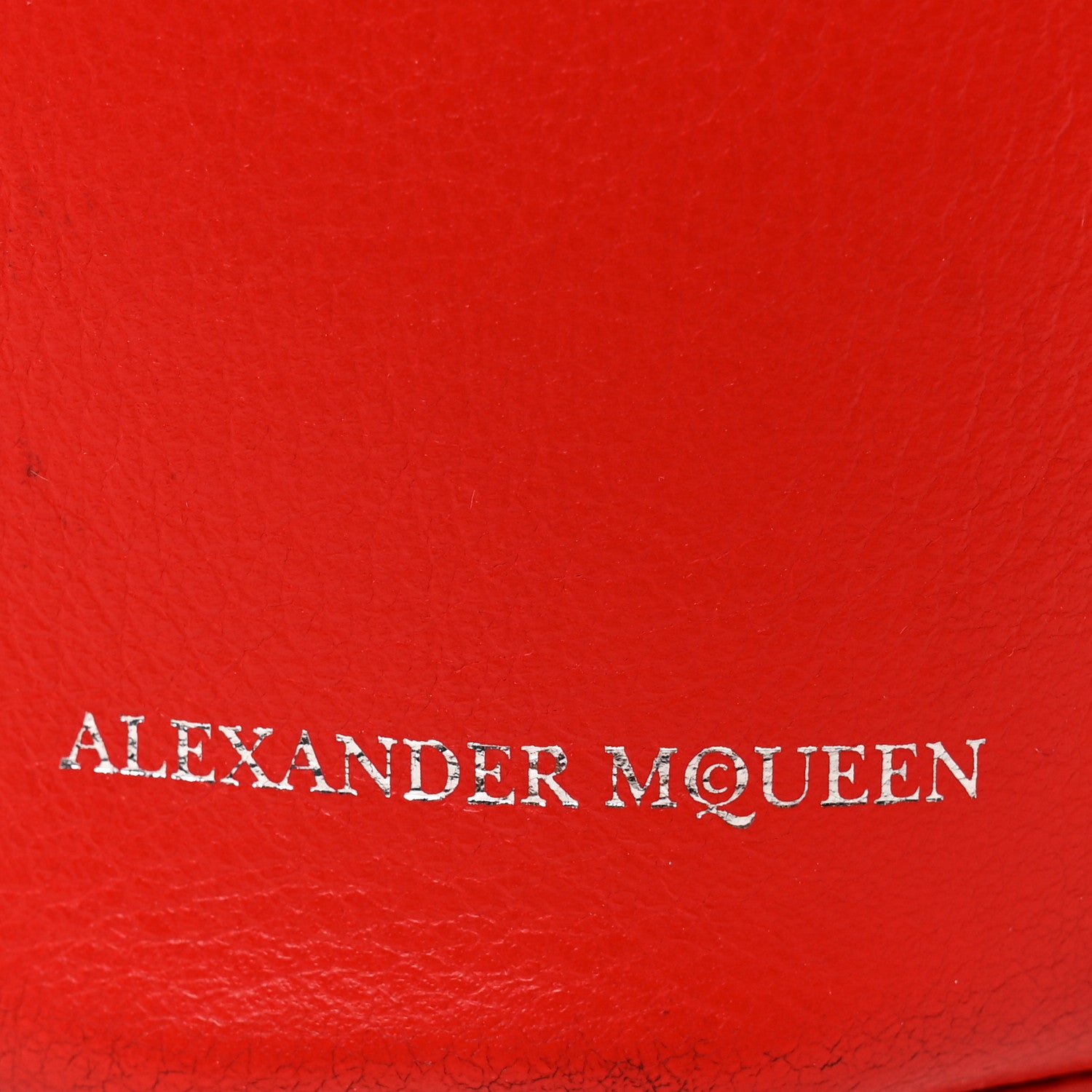 Alexander McQueen Calfskin The Bucket Bag Red 1784555 – FASHIONPHILE