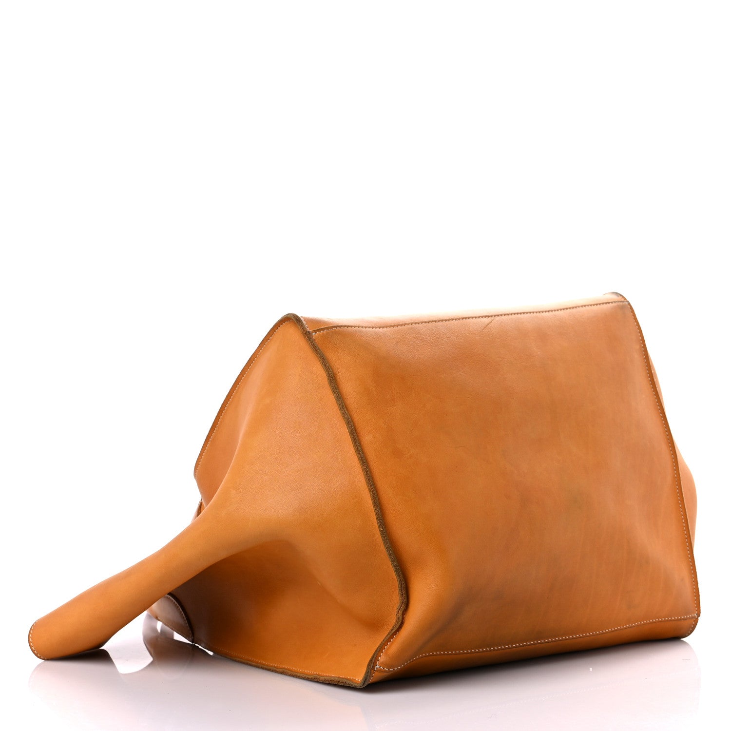 Celine Soft Bare Calfskin Medium Big Bag Dark Yellow 4 of 28