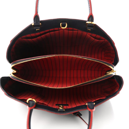 Louis Vuitton Empreinte Montaigne GM Marine Rouge 5 of 11