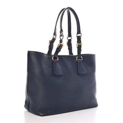 Prada Vitello Daino Tote Baltico 3 of 9