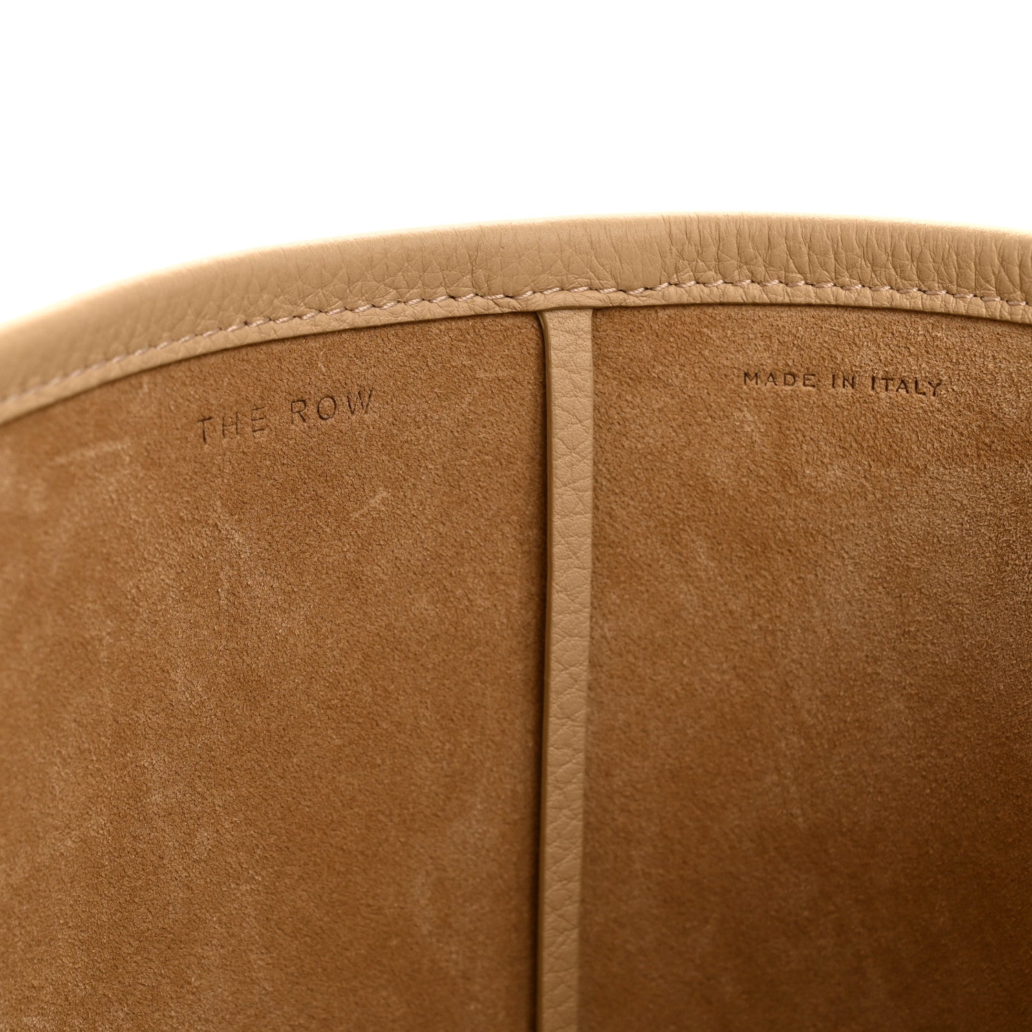 The Row Grained Calfskin Medium N/S Park Tote Boulder 6 of 9