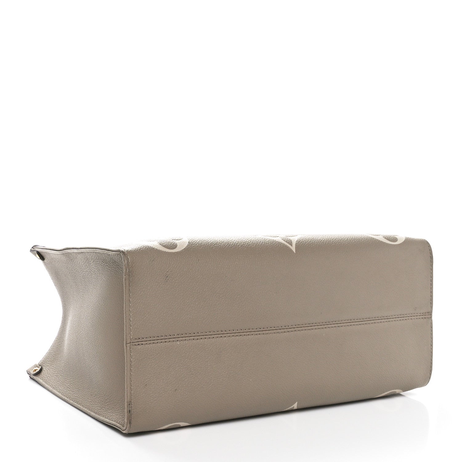Louis Vuitton Empreinte Monogram Giant Onthego MM Tourterelle Creme 7 of 19