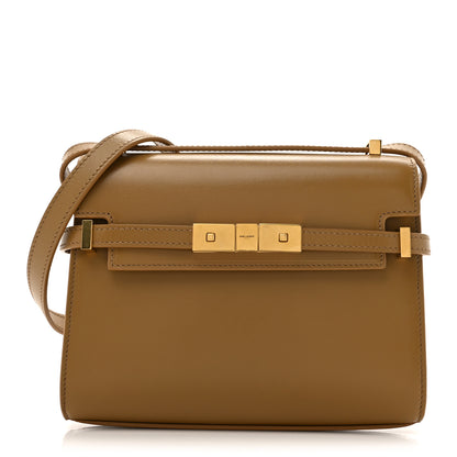 Saint Laurent Smooth Calfskin Mini Manhattan Shoulder Bag Natural Tan 1 of 12